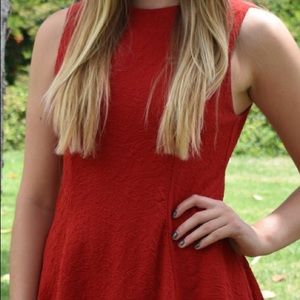 Classy and Comfortable Red Dress